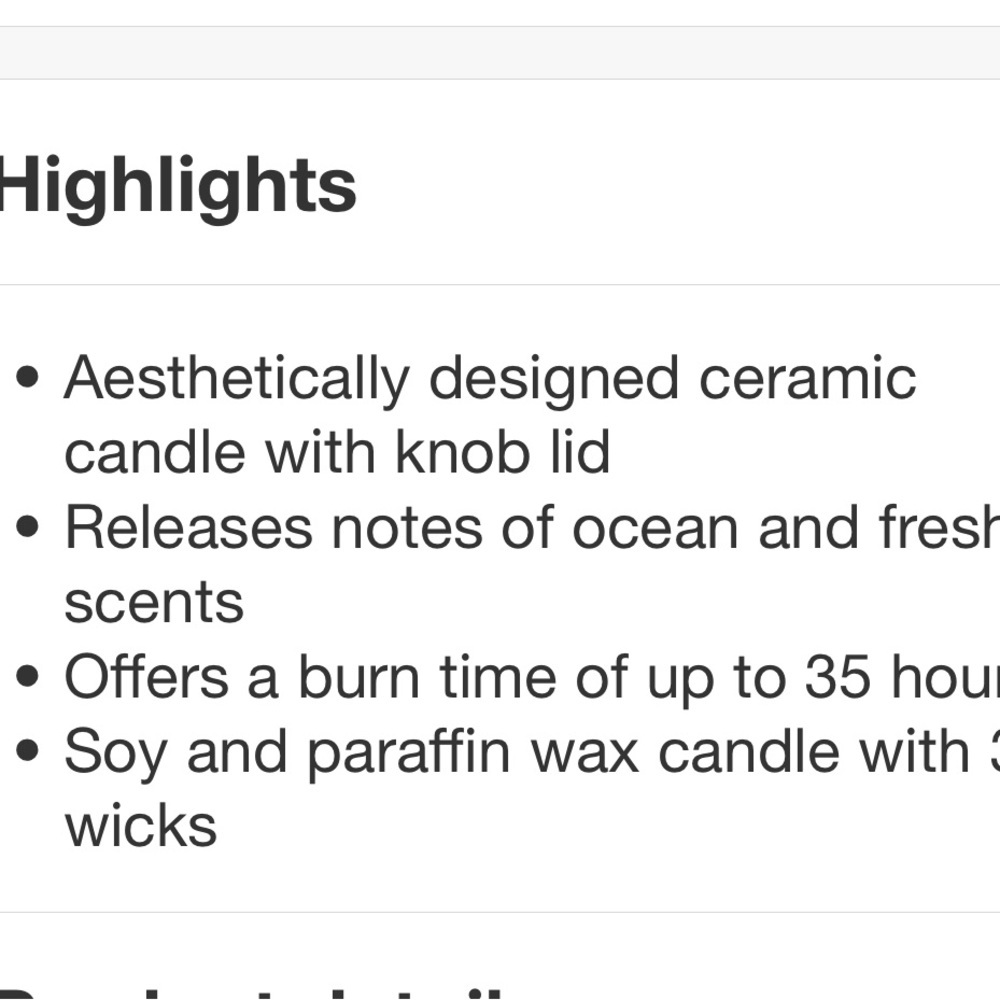 STUDIO MCGEE NWT ceramic flame candle w/ knob lid -green -ocean - Picture 4 of 6